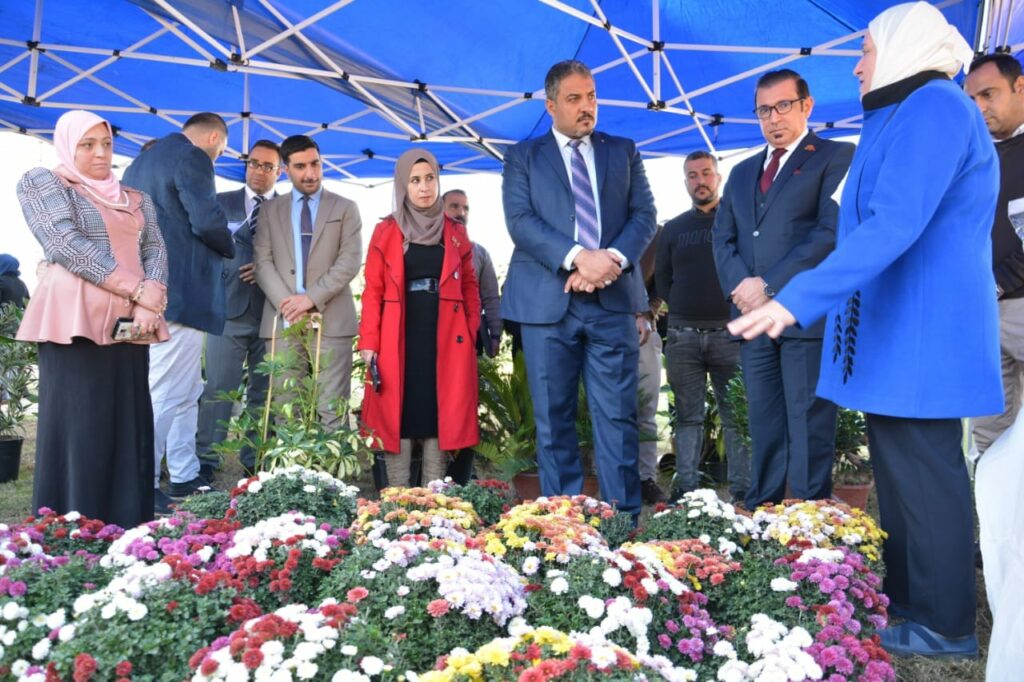 The Agricultural Technical College and the Medical Technical Institute / Mosul organize an exhibition of plants, flowers and ornamental fish.