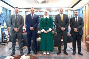 السيدة رئيس الجامعة التقنية الشمالية تلتقي السيد معاون مدير مركز البحوث النفسية في وزارة التعليم والبحث العلمي السيدة رئيس الجامعة التقنية الشمالية تلتقي السيد معاون مدير مركز البحوث النفسية في وزارة التعليم والبحث العلمي