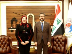 السيدة رئيس الجامعة التقنية الشمالية في ضيافة وزارة التعليم العالي والبحث العلمي. السيدة رئيس الجامعة التقنية الشمالية في ضيافة وزارة التعليم العالي والبحث العلمي.